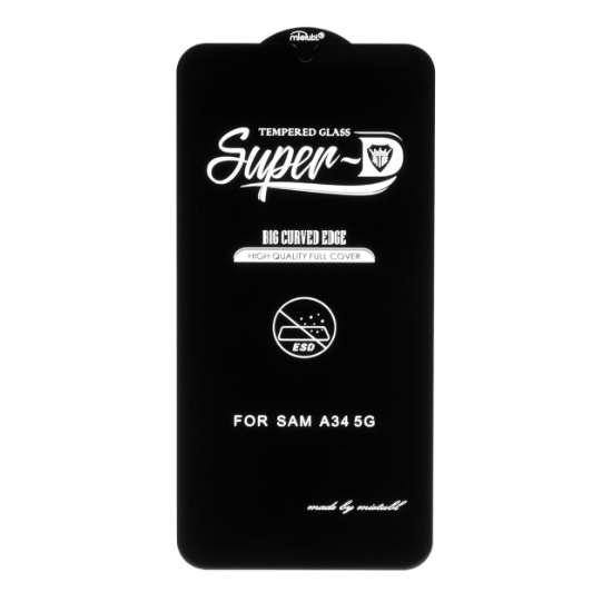 تصویر گلس گوشی Full Cover Super D برای Samsung A34