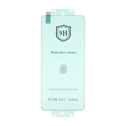 نمایش جزئیات گلس گوشی Full Cover Polymer nano (New) برای Samsung S21 Ultra