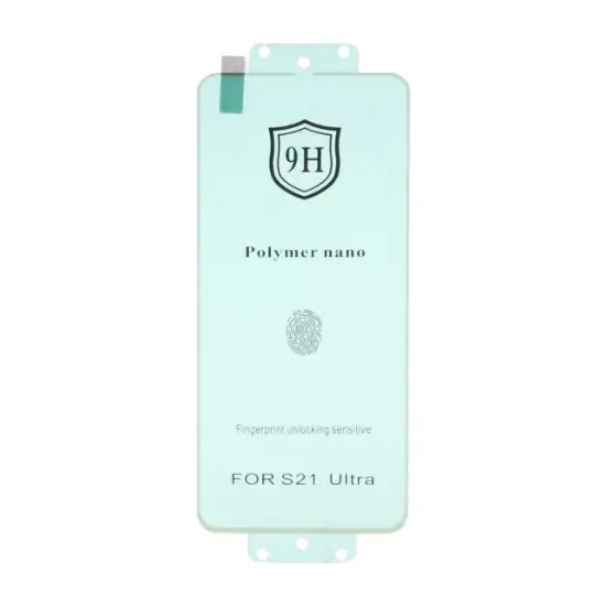 تصویر گلس گوشی Full Cover Polymer nano (New) برای Samsung S21 Ultra