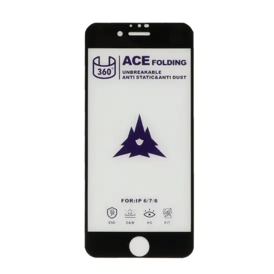 تصویر گلس گوشی Full Cover ACE - 360 Anti Static برای iPhone 7 / 8 / SE 2020