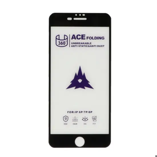 تصویر گلس گوشی Full Cover ACE - 360 Anti Static برای iPhone 7 Plus / 8 Plus