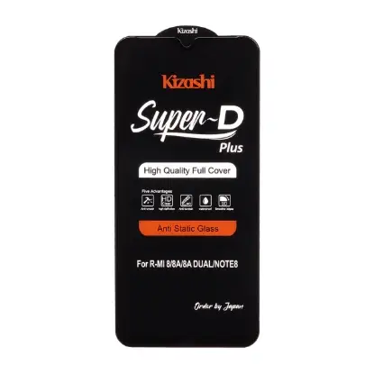 تصویر گلس گوشی FullCover SuperD Plus - Kizashi برای Xiaomi Redmi Note 8 / Redmi8 / Redmi 8A