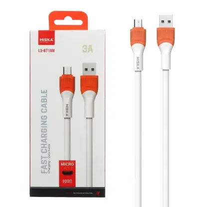 تصویر کابل تبدیل USB به MicroUSB هیسکا مدل LX-871AM