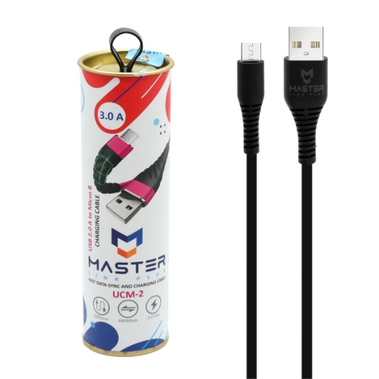 تصویر کابل تبدیل USB به micro-USB مستر مدل UCM-2 طول 1 متر