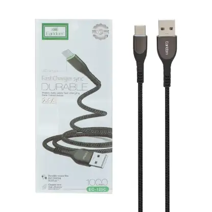 نمایش جزئیات کابل تبدیل USB به USB-C ارلدام مدل EC-125C