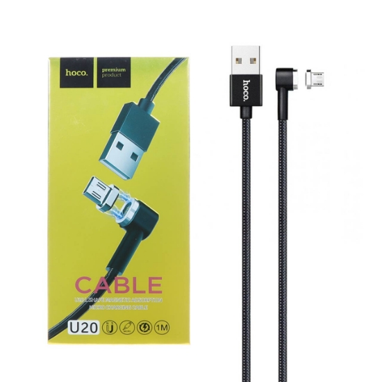 تصویر کابل تبدیل USB به microUSB هوکو مدل U20 طول 1 متر