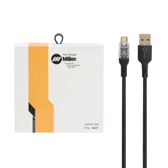 تصویر کابل تبدیل USB به microUSB میلر مدل CA-1623 طول 1 متر