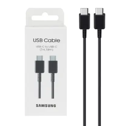 نمایش جزئیات کابل تبدیل USB-C به USB-C سامسونگ مدل EP-DX310 طول 1.8 متر