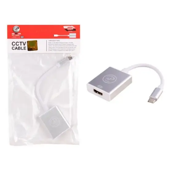 تصویر کابل تبدیل USB-C به HDMI ایکس پی پروداکت مدل T909G