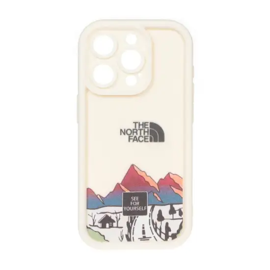 تصویر قاب گوشی Solid Case North Face طرح دار برای iPhone 13 Pro