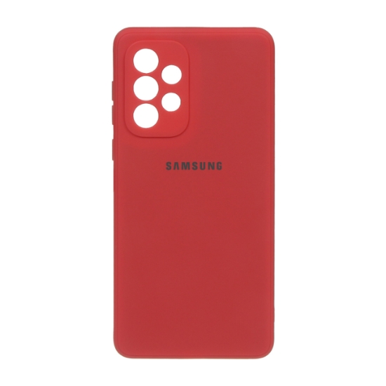 تصویر قاب گوشی سیلیکونی High-Copy لوگودار برای Samsung A73