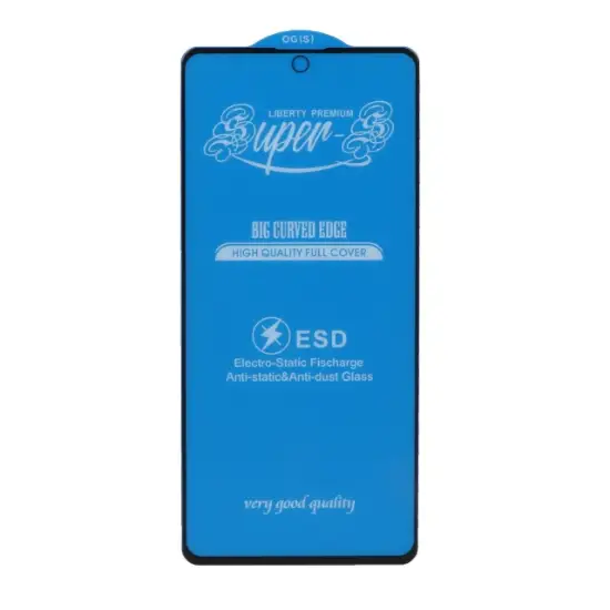 تصویر گلس گوشی آنتی استاتیک مات Full Cover Super S-OG برای Xiaomi Redmi Note 12 4G / Redmi Note 12 5G / Poco X5