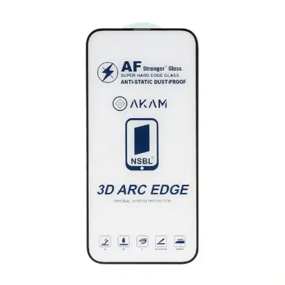 نمایش جزئیات گلس گوشی اورجینال Full Cover ESD - AKAM برای iPhone 13 Pro Max / 14 Plus