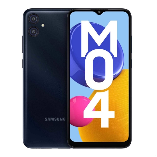 تصویر گوشی موبایل سامسونگ مدل Galaxy M04 4G دو سیم کارت ظرفیت 64 گیگابایت و رم 4 گیگابایت