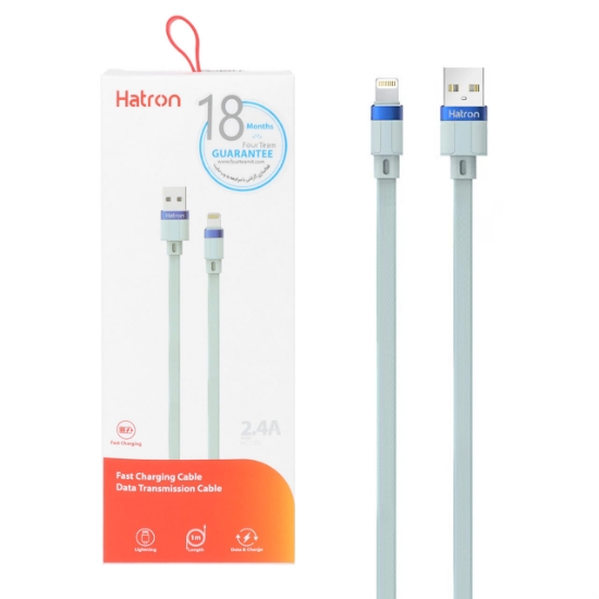 تصویر کابل شارژ تبدیل USB به لایتنینگ هترون مدل HC155i طول 1 متر