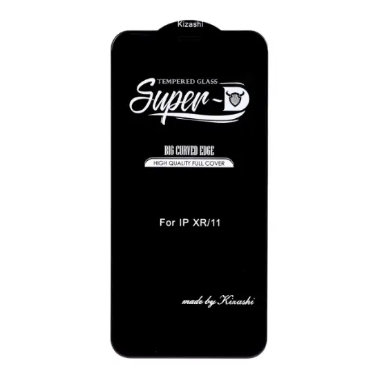 تصویر گلس گوشی شیشه ای Full Cover Super D Kizashi-ESD برای IPhone 11/XR