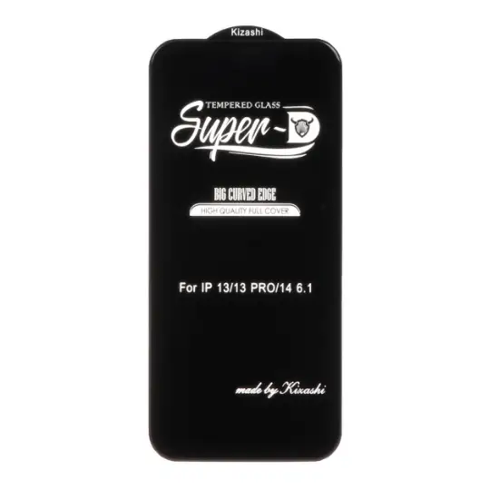 تصویر گلس گوشی شیشه ای Full Cover Super D Kizashi-ESD برای IPhone 13 / 13 Pro / 14