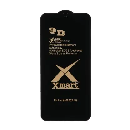 نمایش جزئیات گلس گوشی شیشه ای Full Cover X Mart 9D-ESD مدل Samsung A15 / A25 / A24 / M34