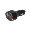 شارژر فندکی 33 وات دو پورت جی بی کیو مدل C-65 همراه کابل شارژ USB به لایتنینگ - تصویر سوم