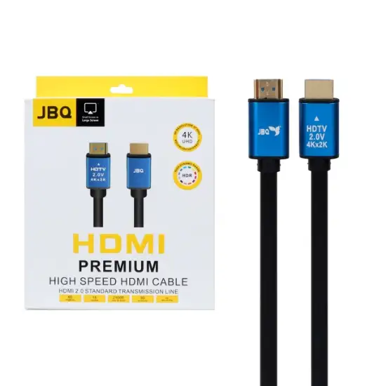 تصویر کابل HDMI جی بی کیو مدل HD-4K به طول 5 متر