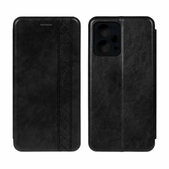 تصویر کیف گوشی چرمی موبایل طرح دار مغناطیسی برای Xiaomi Poco X5