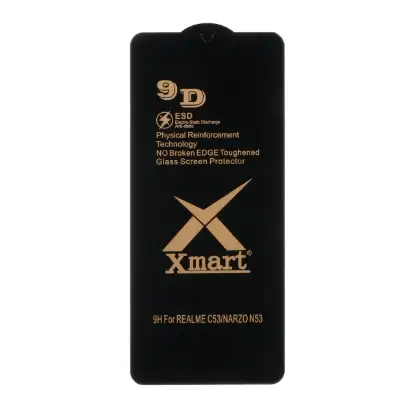 نمایش جزئیات گلس گوشی Full Cover X Mart 9D-ESD برای Samsung A05 / A05S / Xiaomi Redmi 13C / Poco C65