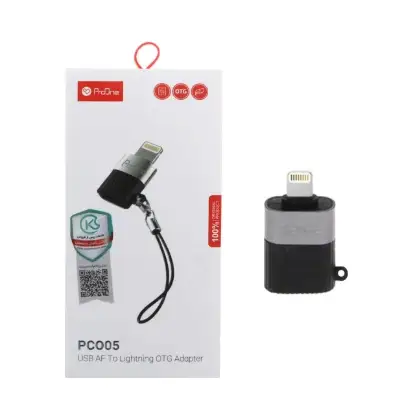 نمایش جزئیات تبدیل OTG پرووان USB به Lightning مدل PC005