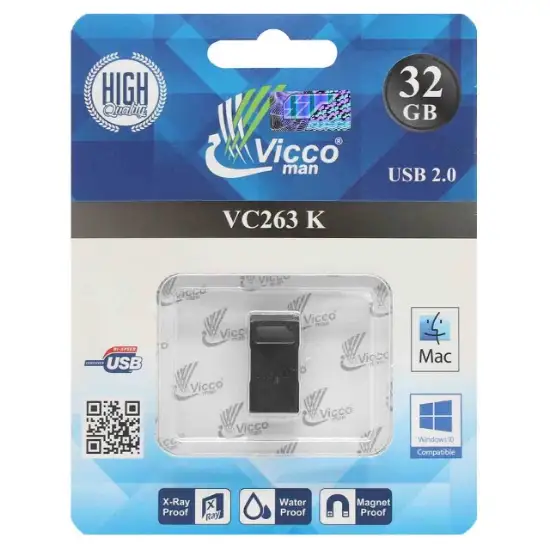 تصویر فلش مموری ویکومن مدل VC263 K USB2.0 ظرفیت 32 گیگابایت