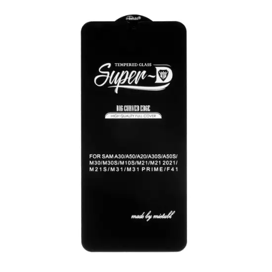تصویر گلس گوشی Full Cover Super D Mietubl-ESD برای Samsung Galaxy A20 / A30 / A30S / A50 / A50S / M31 / M50 / M30