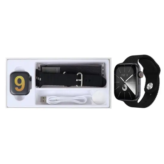 تصویر ساعت هوشمند HK مدل Titanium Case HK19 Pro Plus-45MM