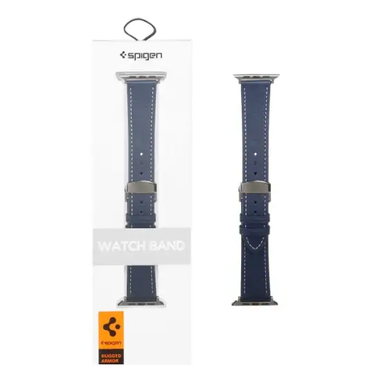 تصویر بند اپل واچ اورجینال چرمی دور دوخت سایز 42/44/45/49 میلیمتری