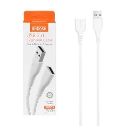 نمایش جزئیات کابل افزایش طول USB2.0 مدل SH501 به طول 1.5 متر