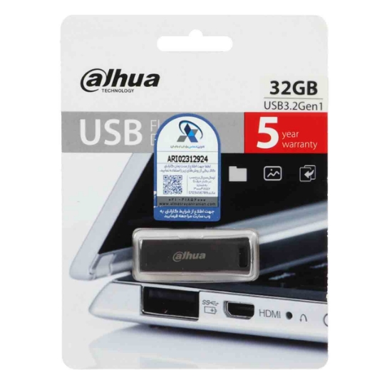 تصویر فلش مموری داهوا مدل U156 USB3.2 ظرفیت 32 گیگابایت
