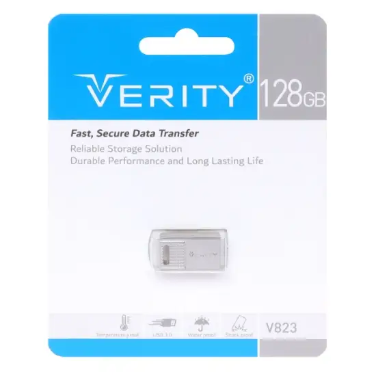 تصویر فلش مموری وریتی مدل V823 USB3.0 ظرفیت 128 گیگابایت