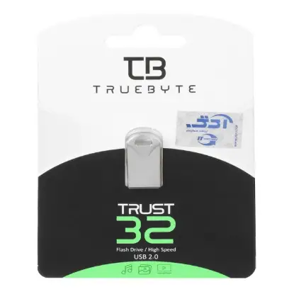 نمایش جزئیات فلش مموری تروبایت مدل TRUST USB2.0 ظرفیت 32 گیگابایت