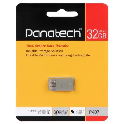 نمایش جزئیات فلش مموری پاناتک مدل P407 USB2.0 ظرفیت 32 گیگابایت