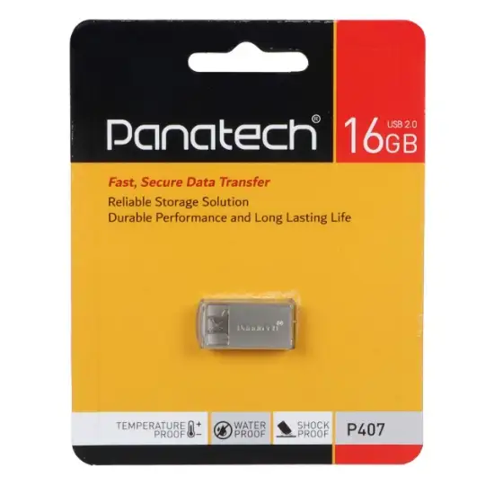 تصویر فلش مموری پاناتک مدل P407 USB2.0 ظرفیت 16 گیگابایت