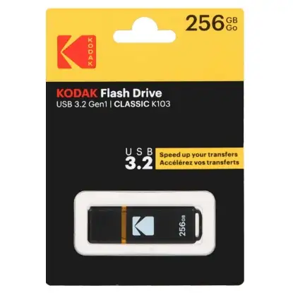 تصویر فلش مموری کداک مدل K103 USB3.2 ظرفیت 256 گیگابایت