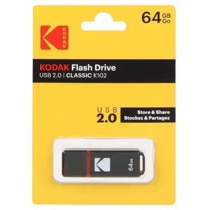 نمایش جزئیات فلش مموری کداک مدل K102 USB2.0 ظرفیت 64 گیگابایت