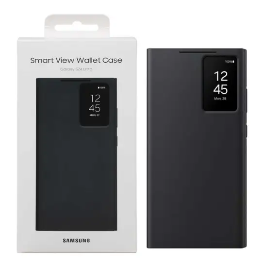 تصویر کیف هوشمند اورجینال سامسونگ Smart View Wallet Case ویتنام برای Samsung Galaxy S24 Ultra