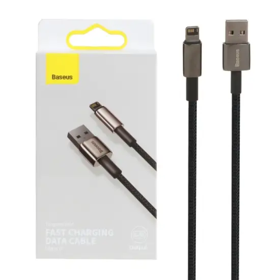 تصویر کابل تبدیل USB به لایتنینگ باسئوس مدل CALWJ-01 طول 1 متر