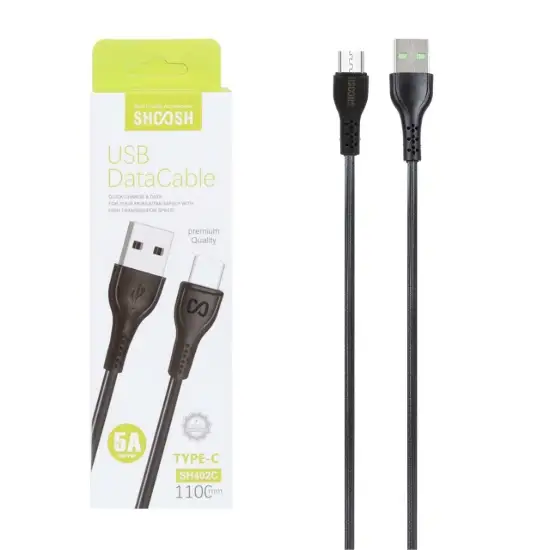 تصویر کابل تبدیل USB به USB-C مدل SH402C به طول 1.1 متر