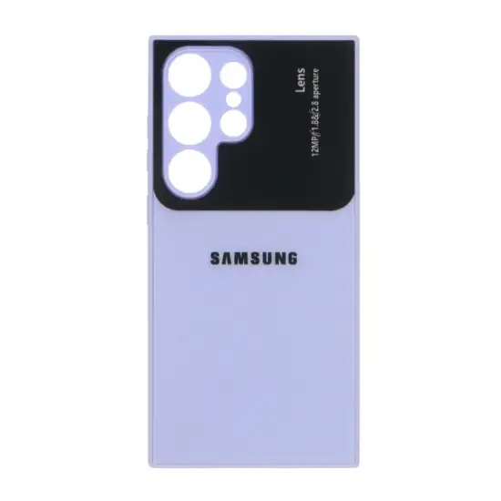 تصویر قاب گوشی PVD دو رنگ محافظ لنزدار برای Samsung Galaxy S24 Ultra