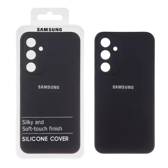تصویر قاب گوشی نیو سیلیکون محافظ لنزدار  RFF برای Samsung Galaxy A35