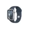تصویر ساعت هوشمند اپل واچ سری 9 مدل 41mm Aluminum Case with Sport silicone Band