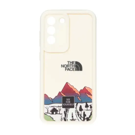 تصویر قاب گوشی Solid Case North Face طرح دار برای Samsung Galaxy S21 FE
