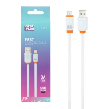 تصویر کابل تبدیل USB به micro USB فست پلاس مدل FC-101AM طول 1 متر