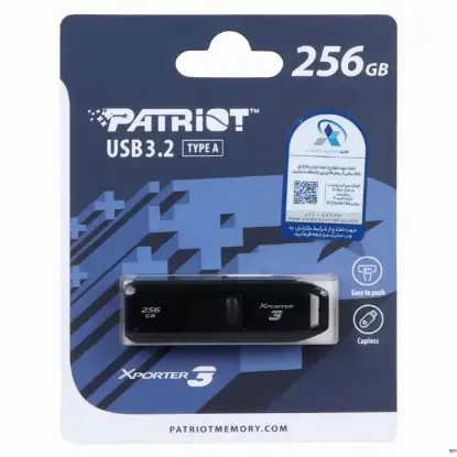 نمایش جزئیات فلش مموری پتریوت مدل Xporter3 USB3.2 ظرفیت 256 گیگابایت