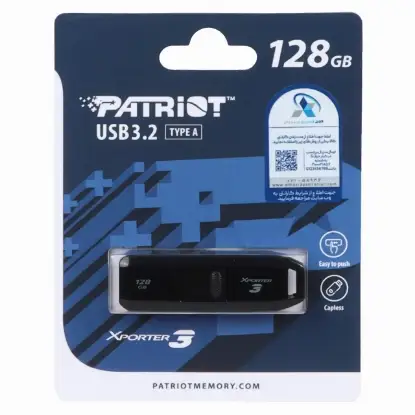 نمایش جزئیات فلش مموری پتریوت مدل Xporter3 USB3.2 ظرفیت 128 گیگابایت