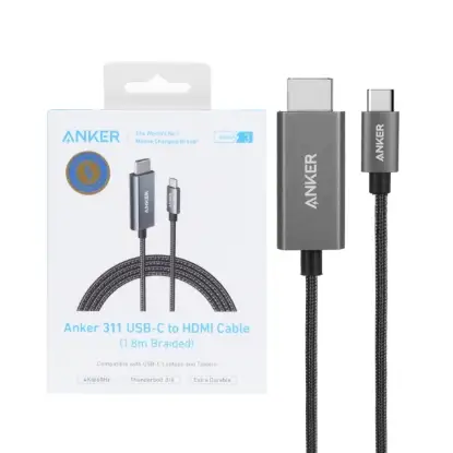 نمایش جزئیات کابل تبدیل انکر Anker USB-C to HDMI Cable مدل A8730